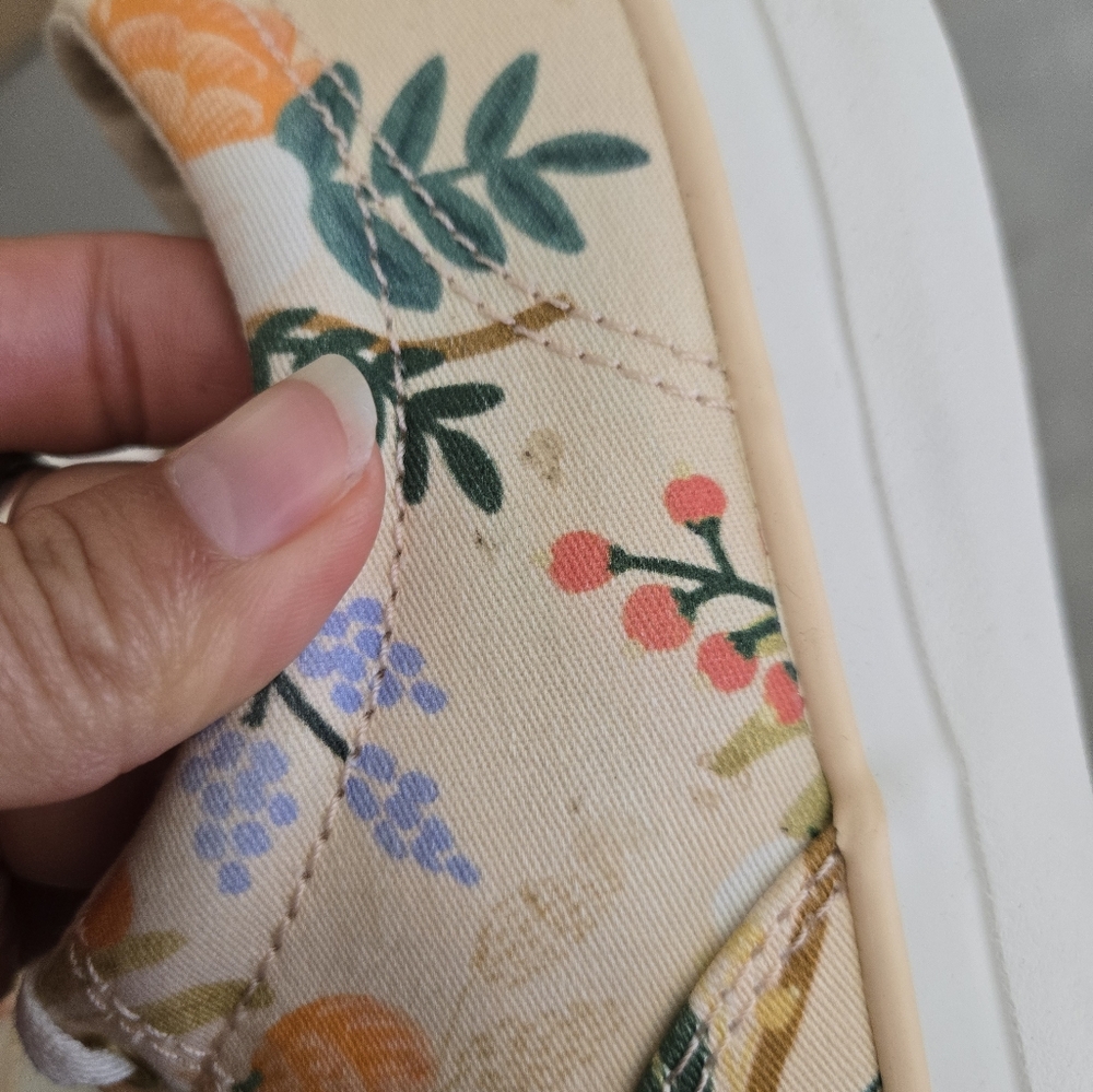 Keds Rifle Paper Co Anchor Tennis Shoes in Lively Pink Floral - Picture 2 of 6